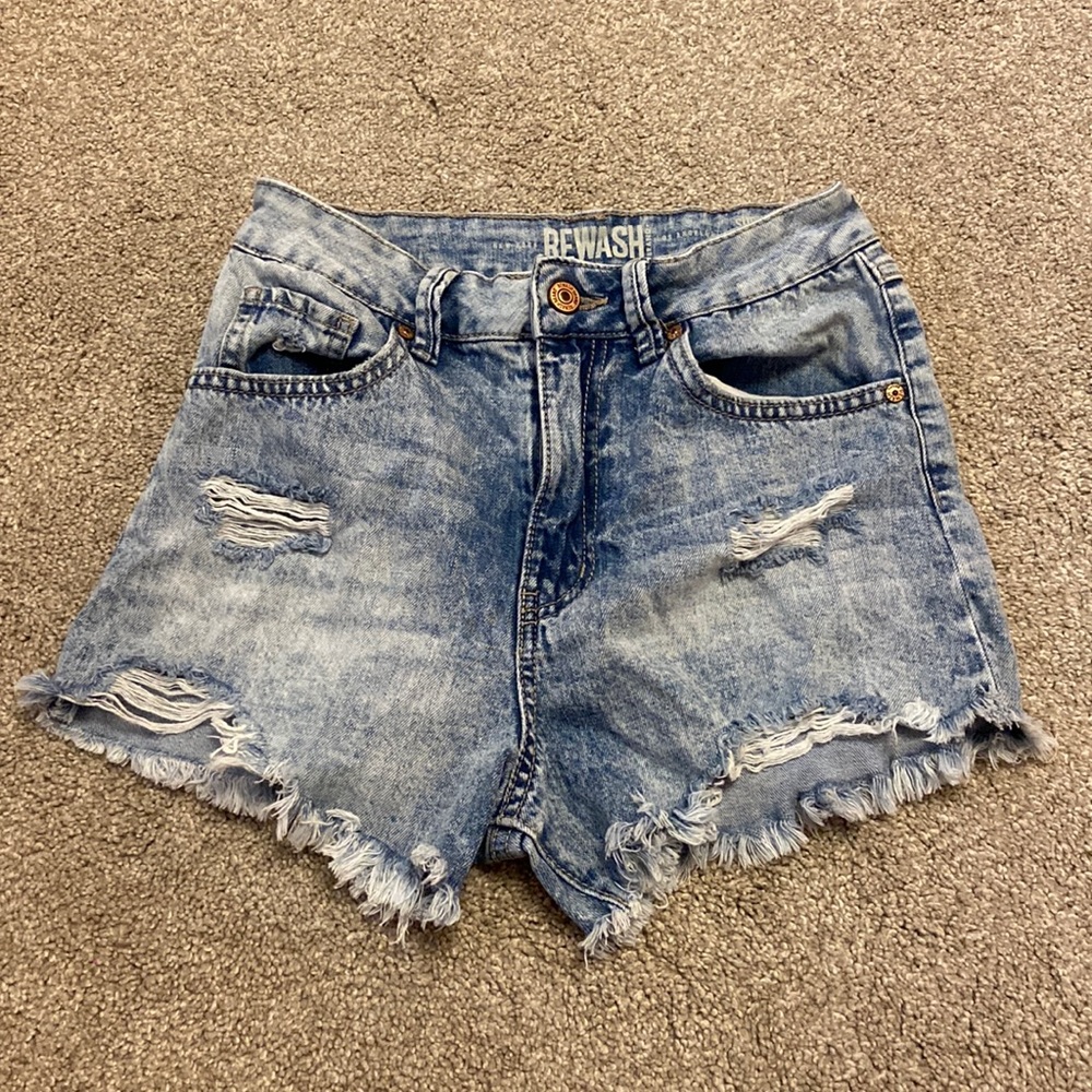 high waisted jean shorts | vintage